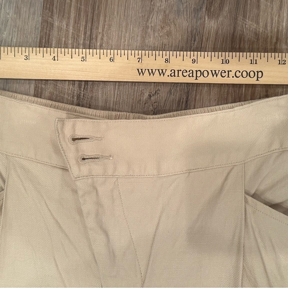 Cabi Traipse Trouser Pleated Wide Leg Neutral Career Staple Business Casual Sz4 - Picture 6 of 11